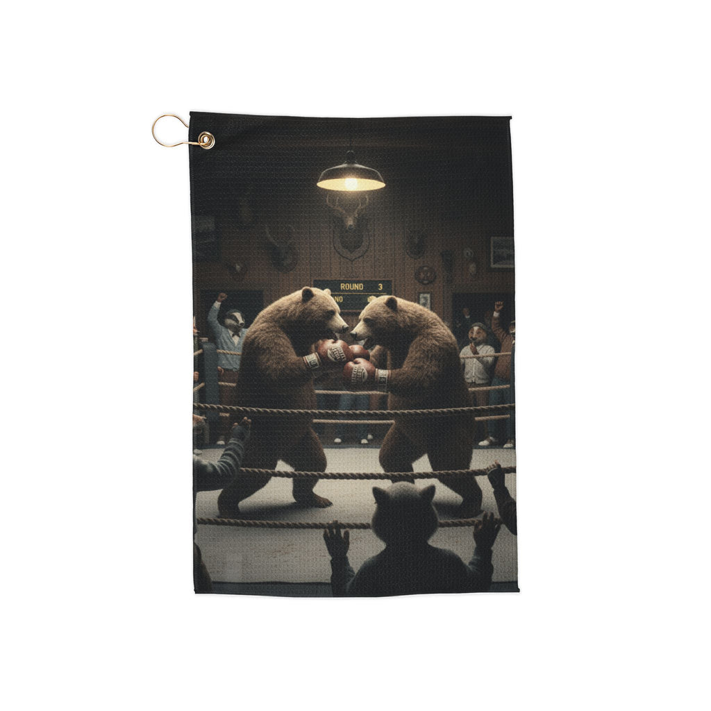 Grizzly Golf Brawl Towel