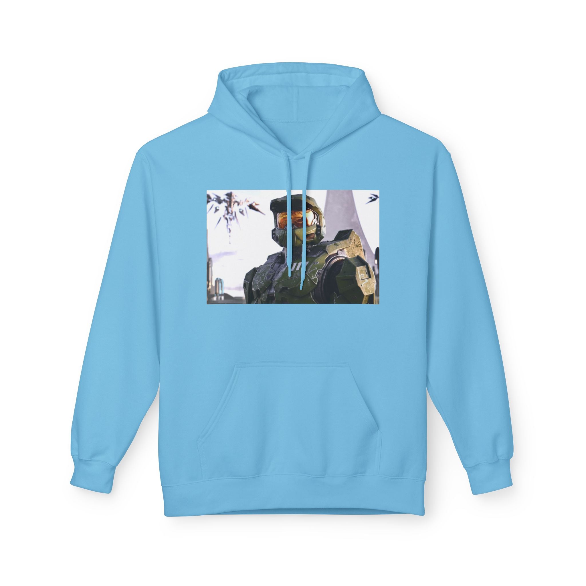 Halo Master Chief Scenic Hoodie – Gamer Sci‑Fi Graphic Sweatshirt